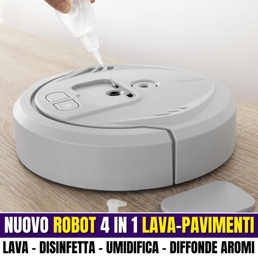 robot lava pavimenti disinfetta