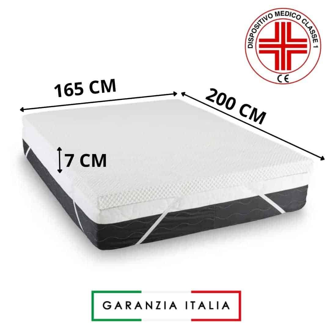 Topper matrimoniale con riduzione del trasferimento del movimento