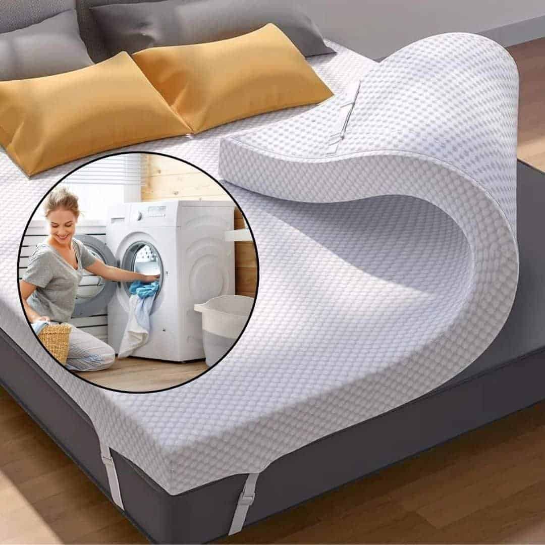 Topper matrimoniale con strato di comfort aggiuntivo